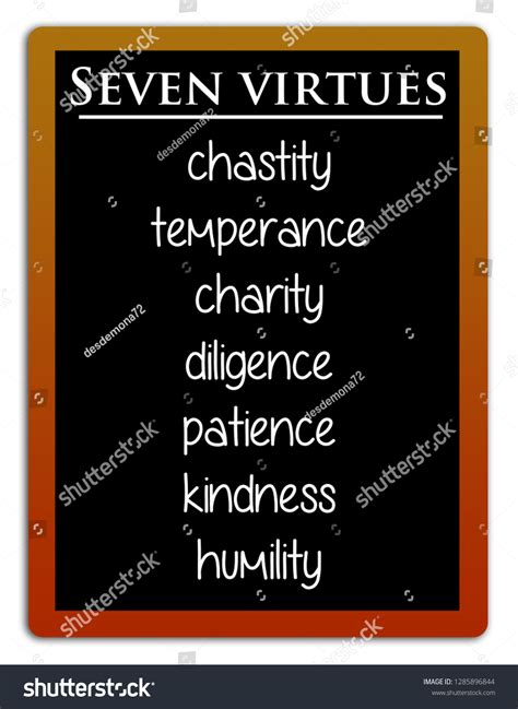 63 7 Virtues Images, Stock Photos & Vectors | Shutterstock