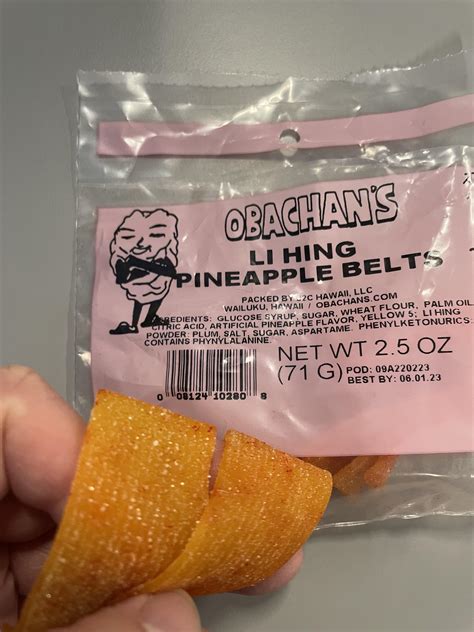 Li Hing Mui Pineapple Belts : r/KnightsOfPineapple
