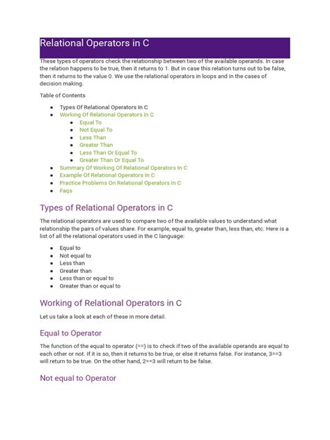 Image result for Relational Operators Computer Science