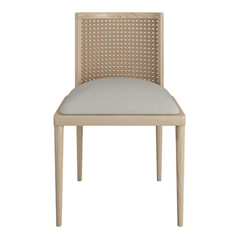 Careen 6 Seater White Oak Wood Dining Table With Chairs – Nismaaya Decor