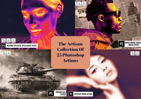The Artisan Collection Of 25 Photoshop Actions – Photoboto