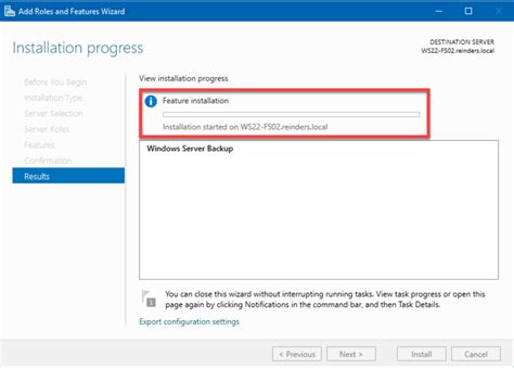 Image result for Windows Server Backup Feature Install PowerShell