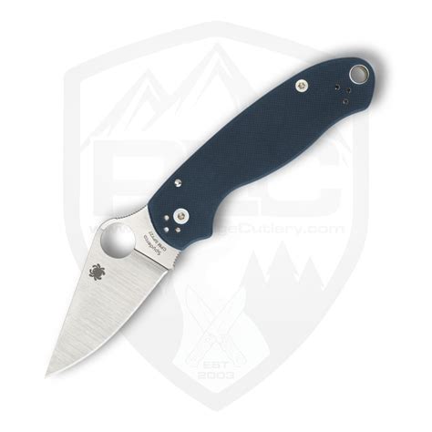 Spyderco Para 3, Cobalt Blue G10 / Satin CPM SPY27 - C223GPCBL
