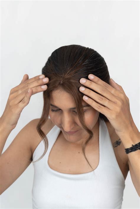 1 Clip Hairline Topper – Medium Chocolate Brown – HairJoy