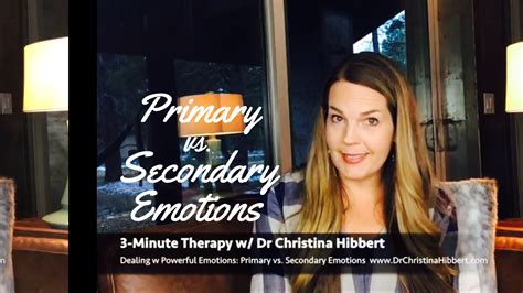 Dealing with Powerful Feelings: Primary vs. Secondary Emotions - Pink ...