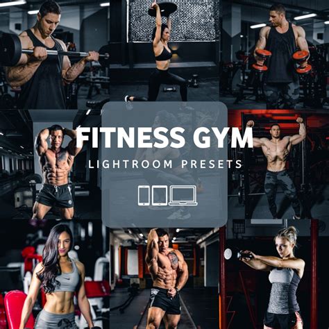 Fitness gym lightroom presets collection - Presetsroom