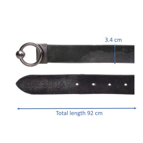 Sassora Premium Patent Leather Belt For Women