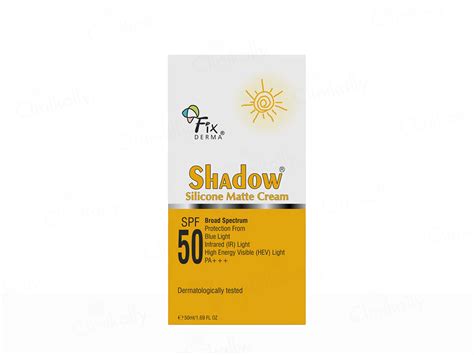 Buy Fixderma Shadow Silicone Matte Cream SPF 50 PA+++ Online at Best ...