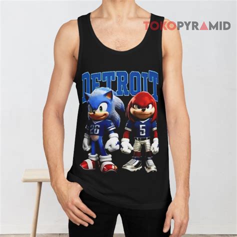 Sonic And Knuckles Detroit Lions Shirt - TokoPyramid