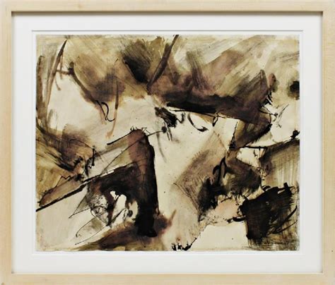 Abstract Ink Wash Painting