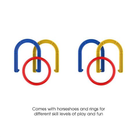 Buy 2-in-1 Horseshoe and Ring Toss Game Set Online at Lowest Price in ...