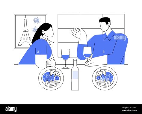French restaurant isolated cartoon vector illustrations Stock Vector Image & Art - Alamy