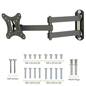 Buy Caprigo Heavy Duty TV Wall Mount Stand for 12 to 27 inches LED/LCD ...