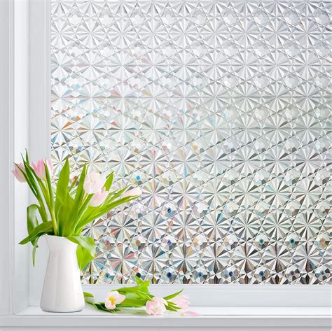 Amazon.com: Windimiley Window Privacy Film, Stained Glass Window Film ...
