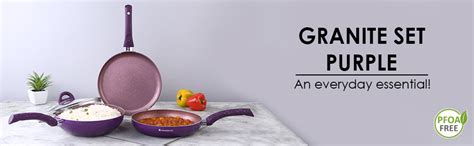 Buy Wonderchef Granite Non-Stick 4-Piece Cookware Set|Frying Pan with ...