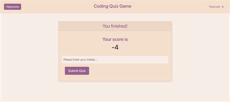 GitHub - Tysonjcode/API-Code-Quiz: UWA Coding Bootcamp Web API Code Quiz