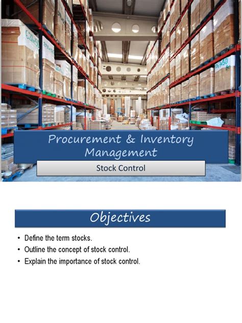 Image result for Basic Stock Control Procedures