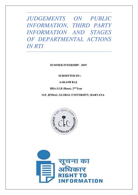 CIC Research Paper - Aakash Raj used at research time - JUDGEMENTS ON ...