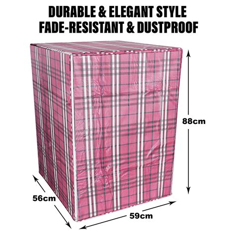 Kuber Industries Washing Machine Cover | Big Check Design Washing ...