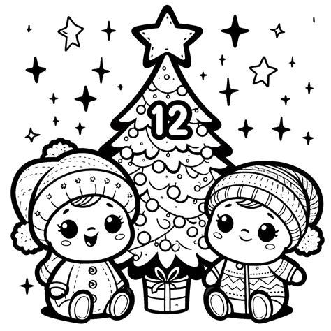 39 páginas para colorear de diciembre para imprimir gratis: ¡Es mágico!