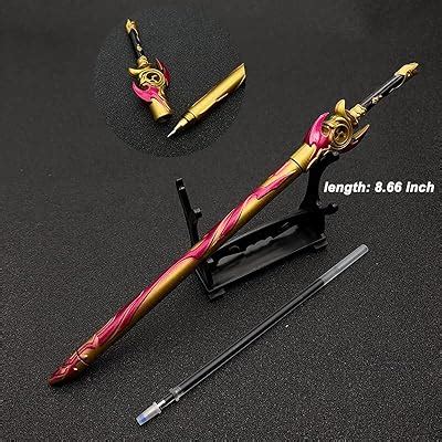 Buy HUNGAHAAPAI Genshin Impact Pencil Case With Metal Brass Bookmark ...