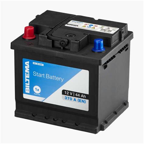 Starter battery SMF, 12 V, 44 Ah - Biltema.fi