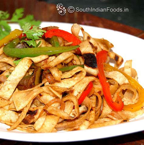 Chapati noodles-How to make-Step by step photos