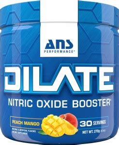 ANS PERFORMANCE DILATE Nitric Oxide Booster Pump Pre workout Peach ...