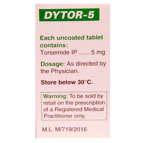 Dytor-5 Tablet | Uses, Side Effects, Price | Apollo Pharmacy