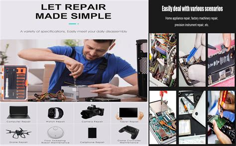 Rec Trade 52 in 1 Screwdriver Kit Tool Precision Set for Cell Phone ...