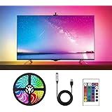 Buy PESCA USB 5V 5050 RGB LED Flexible Strip Light Multi-Color Changing ...