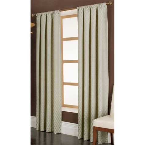 allen + roth Parksley 95-in Ivory Cotton Rod Pocket Light Filtering ...