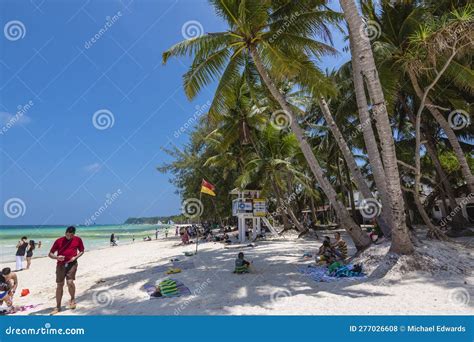 Boracay, Malay, Aklan, Philippines Station 2, Part of White Beach in ...