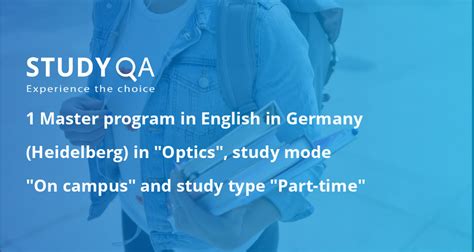 StudyQA — 1 Master program in English in Germany (Heidelberg) in ...