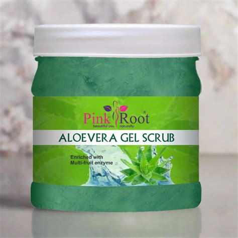 Pink Root Aloe Vera Gel Scrub Enriched with Multi-fruit Enzyme Scrub