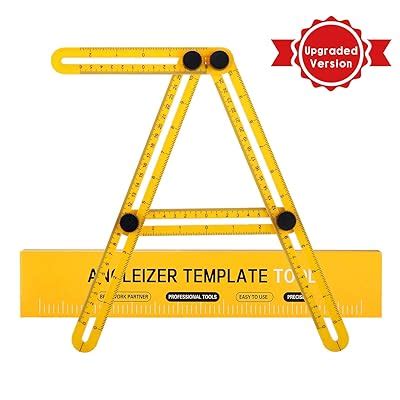 Buy Multi Angle Measuring Ruler, Angleizer Template Tool- Measures All ...