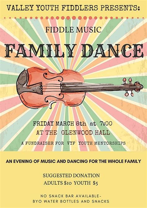 CANCELLED - Family Dance with Valley Youth Fiddlers CANCELLED, Glenwood ...