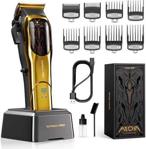 Amazon.com : SUPRENT Hair Clippers for Men Professional, USB-C ...