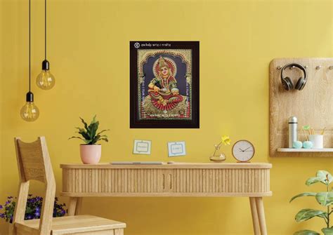 3D Annapoorani Tanjore Painting – SANKALP ARTS & CRAFTS