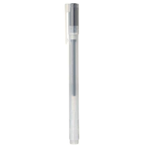 MUJI - 0.38mm Black Smooth Gel Ink Ballpoint Cap Pen (10 pieces ...