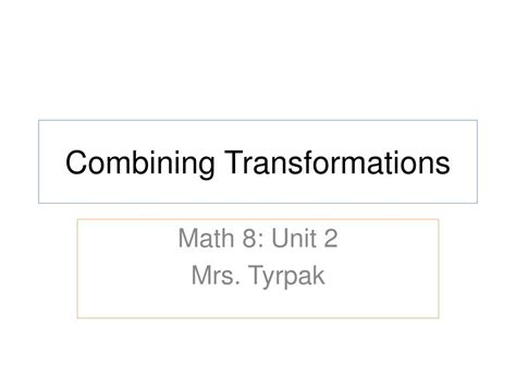 Image result for Combining Transformations of Function