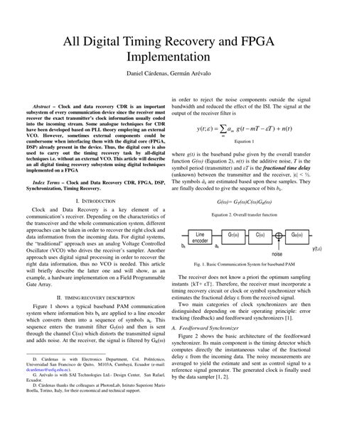 Timing Recovery Algorithms Lecture 的图像结果