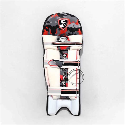 SG Players Xtreme Cricket Batting Leg Guard Pads Black Mens Size