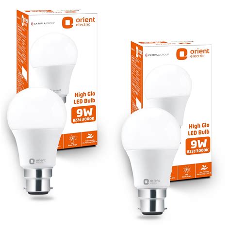 Buy Orient Electric Polycarbonate High Glo Led Lamp 9W, (Warm White ...