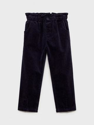 Mango Kids' Compi Paperbag Waist Cords, Navy
