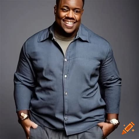 Portrait of kevin james with hands in pockets