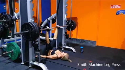 Smith Laying Leg Press