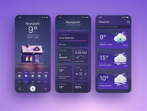 Weather Application 的图像结果
