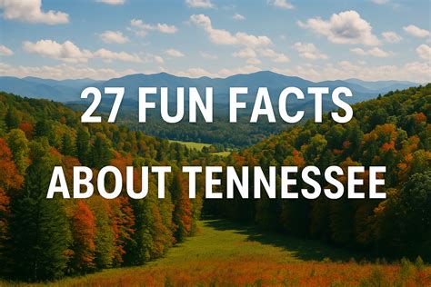 27 Fun facts about Tennessee (interactive quiz) - Kids & Quotes ...