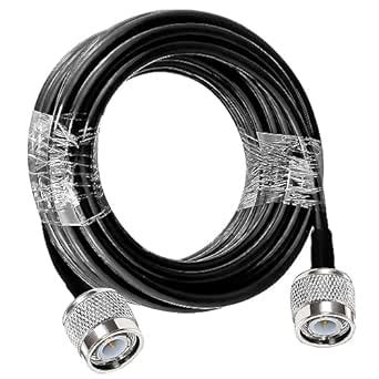 NETBOON HLF 200 Coaxial Extension Cable with TNC Male to TNC Male Plug ...